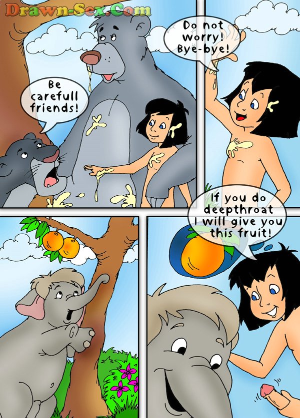 Toon porn comic. Mowgli's sex adventures. - Picture 8