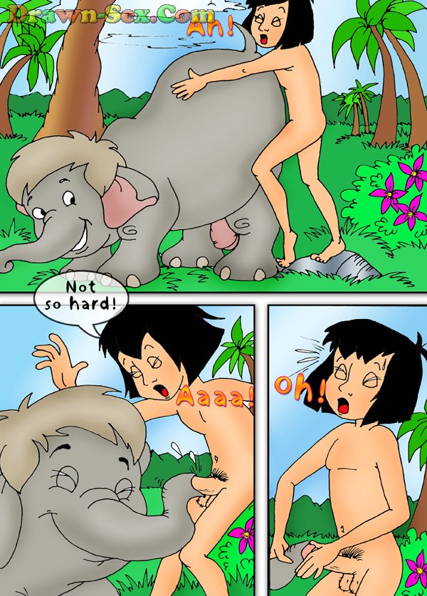 Toon porn comic. Mowgli's sex adventures. - Picture 9