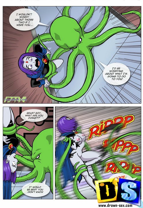 Cartoon sex comics. Alien sex invasion. - Picture 5