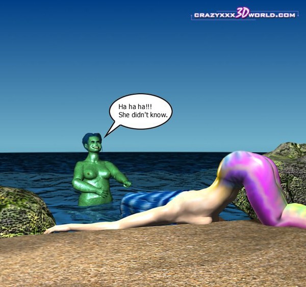 Sex 3d. Mermaid. Cool 3D sex comix! 3D sex story! - Picture 15