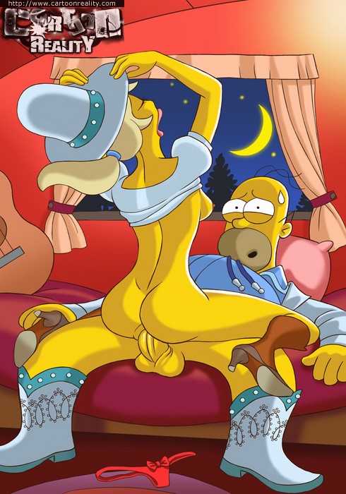 Cartoonporn. Simpsons try hardcore. - Picture 4