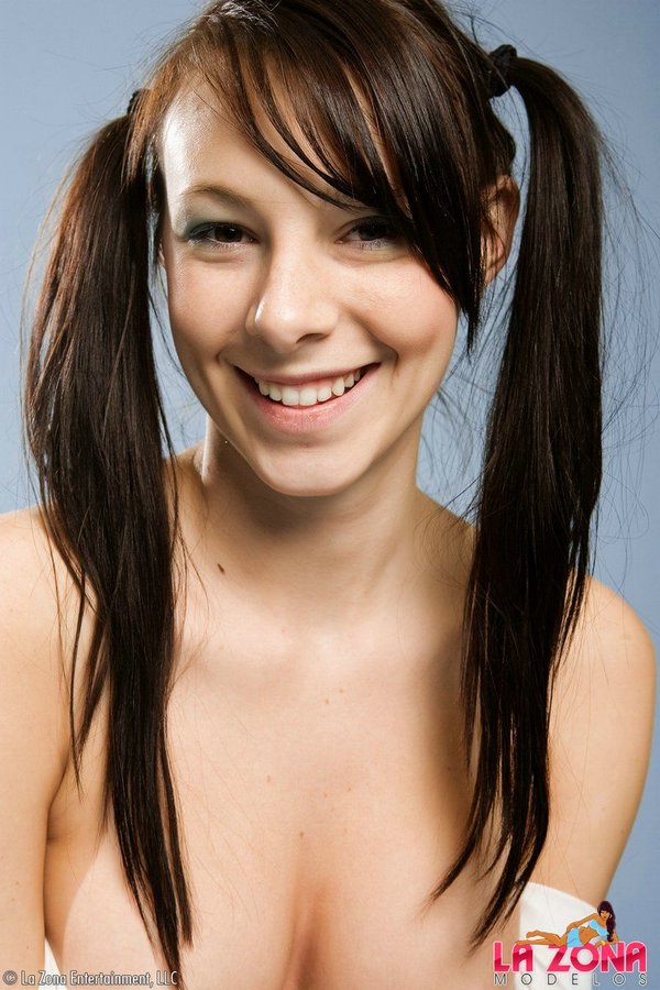 Latin pussy. Kayden is a pigtailed teen wit - XXX Dessert - Picture 13