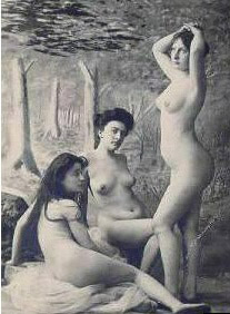 Very hairy pussy. Naked vintage retro girl  - XXX Dessert - Picture 1