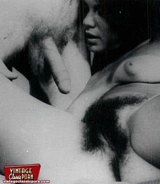 Hairy nude. Sexy vintage ladies with moist  - XXX Dessert - Picture 12