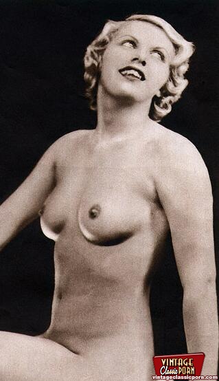 Hairy vagina. Several thirties blondies sho - XXX Dessert - Picture 2