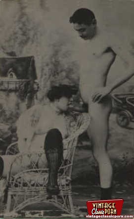 Vintage xxx. Sensual vintage couples having - XXX Dessert - Picture 9