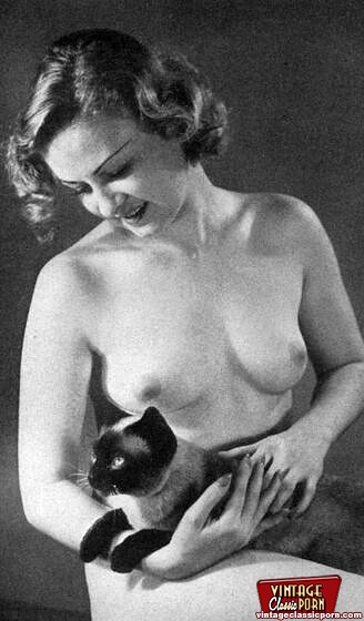 Perfect hairy pussy. Vintage blonde and nak - XXX Dessert - Picture 8
