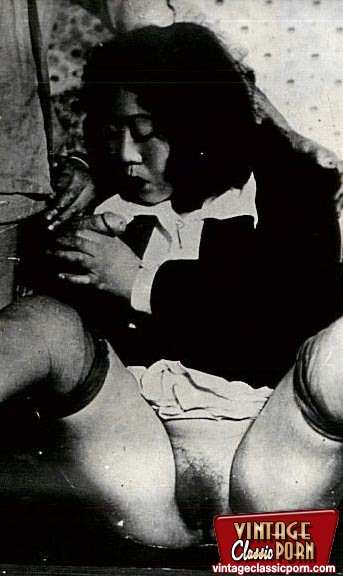 Classic porn. Asian vintage girls getting c - XXX Dessert - Picture 10