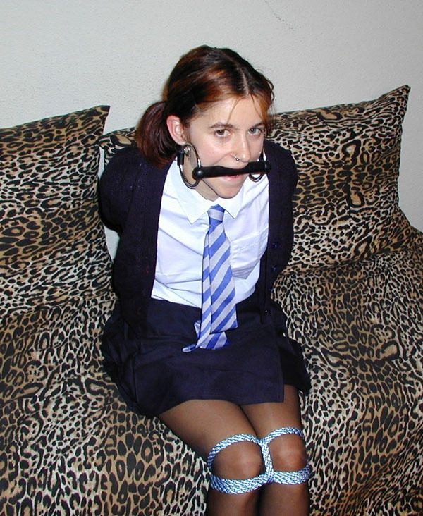 Schoolgirl Tied Up