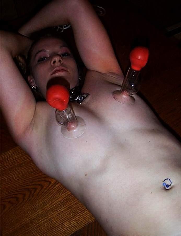 Slave porn. Titty torture for this slave. - Unique Bondage - Pic 8