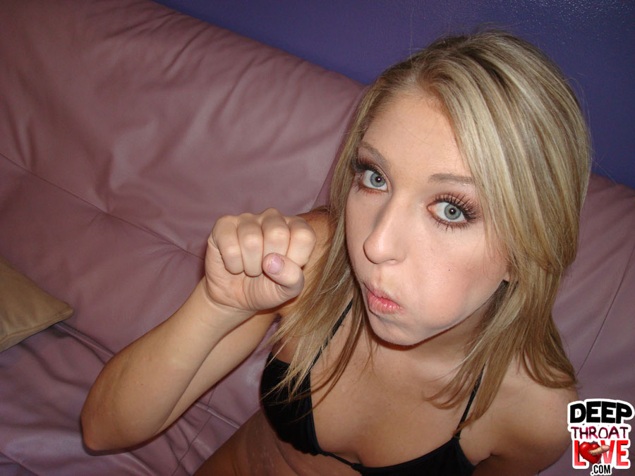 Crazy deepthroat. Gorgeous blonde Jaelyn st - XXX Dessert - Picture 4