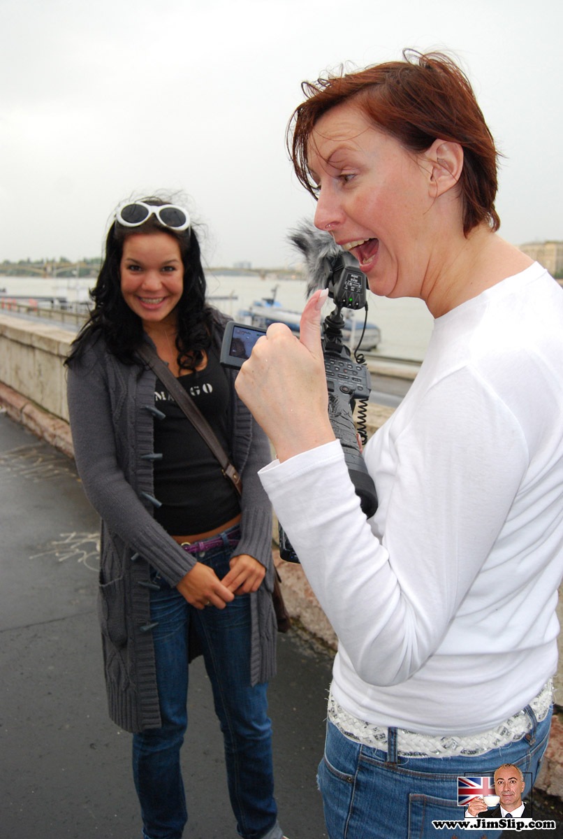 Sexy stockings. Cute brunette teenager gets - XXX Dessert - Picture 1