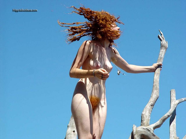 Girls sex. Naked Redhead Hippie girls show  - XXX Dessert - Picture 13