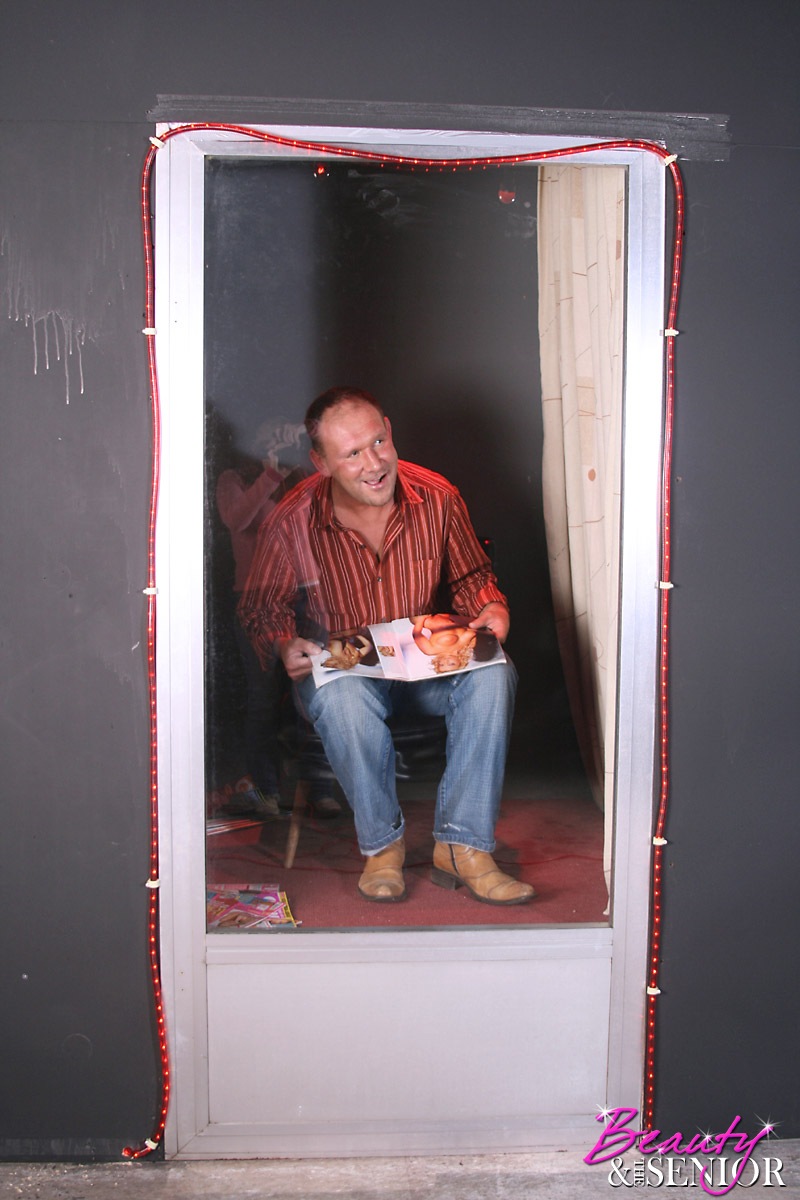 Old and young. Cute brunette teenager pays  - XXX Dessert - Picture 3