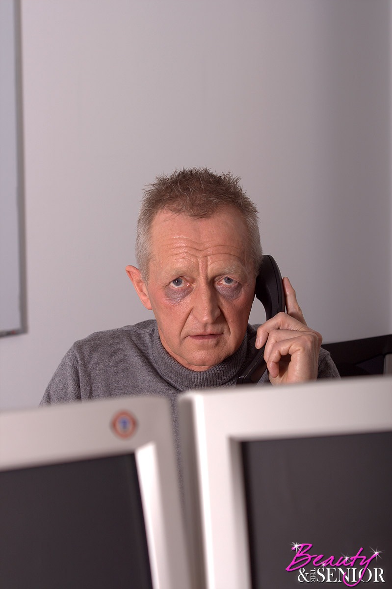 Old man young girl. Old horny office workin - XXX Dessert - Picture 1