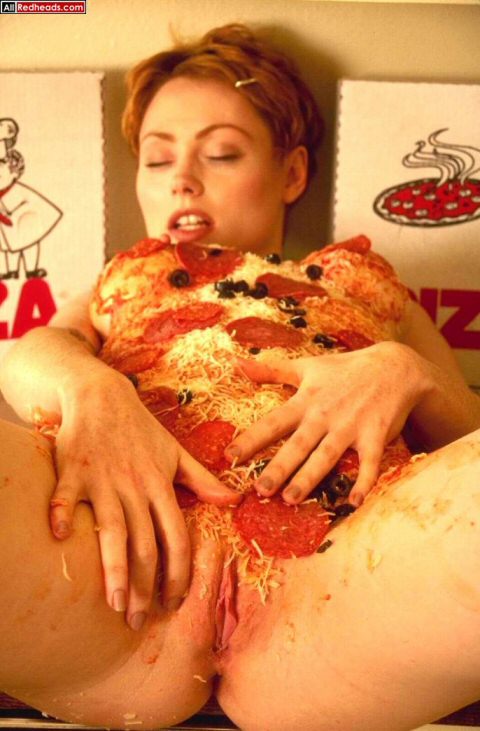 Hot redhead. Real Redhead covered in tomato - XXX Dessert - Picture 15