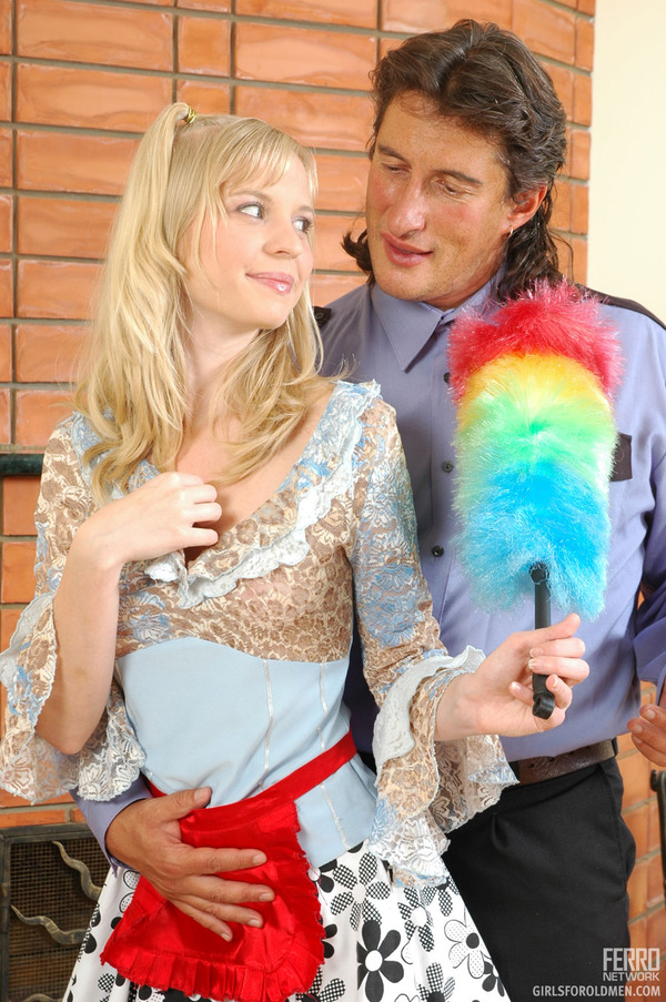 Old men young ladies. Older policeman inspe - XXX Dessert - Picture 7