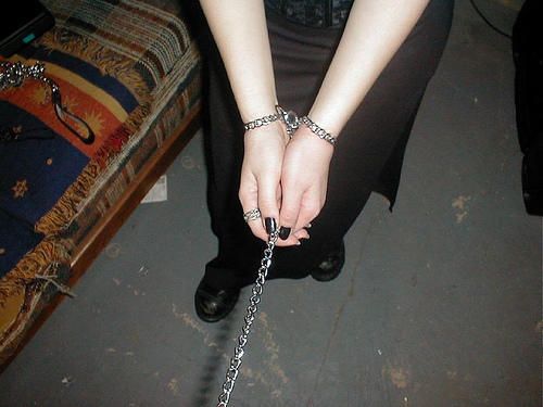 Humiliated horny wives handcuffed all wet - Unique Bondage - Pic 4