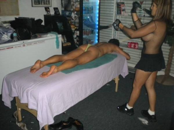 Amateur sluts taped shut and stringed up - Unique Bondage - Pic 4