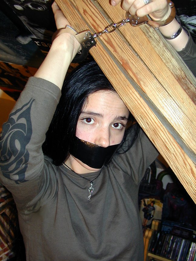 Hooded roped and bound GF submits - Unique Bondage - Pic 2