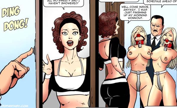 Two sexy blonde twins get captured in - BDSM Art Collection - Pic 1