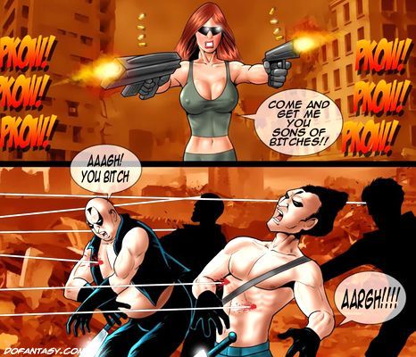 Busty redhead stunner gets captured by - BDSM Art Collection - Pic 1