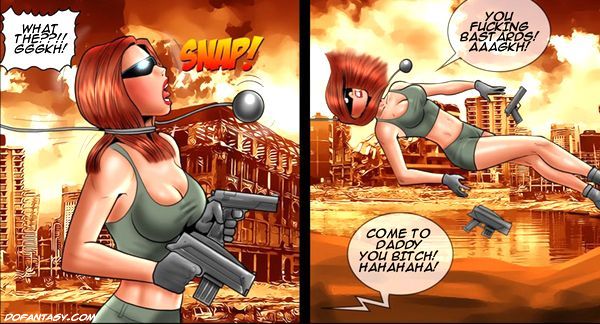 Busty redhead stunner gets captured by - BDSM Art Collection - Pic 2