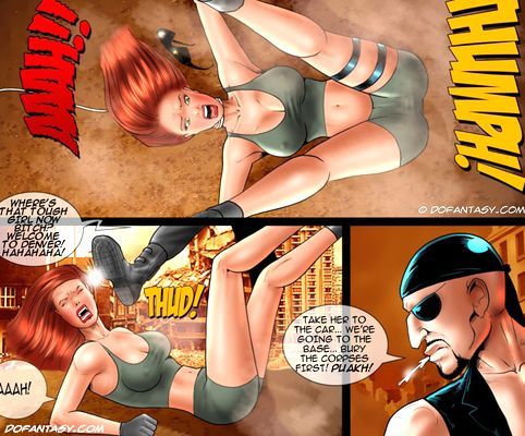 Busty redhead stunner gets captured by - BDSM Art Collection - Pic 3