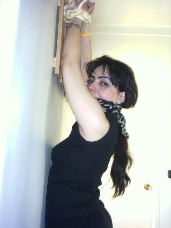 Masked and collared amateur is into kinky - Unique Bondage - Pic 6