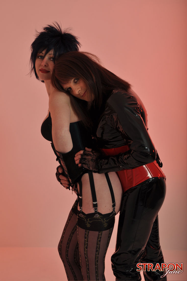Spikey haired mistress posing with her - Unique Bondage - Pic 15