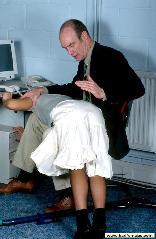 Demure miss in stockings spanked hard on her - Unique Bondage - Pic 4