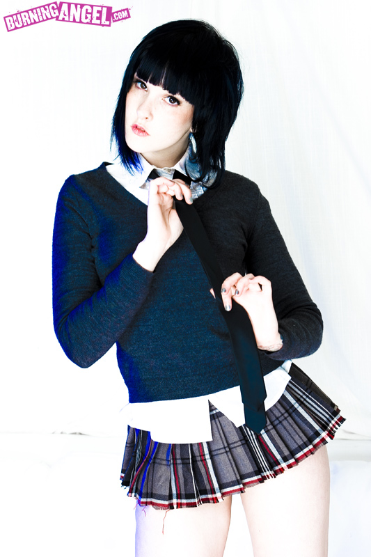 Melodie dresses as a Japanese school girl a - XXX Dessert - Picture 2
