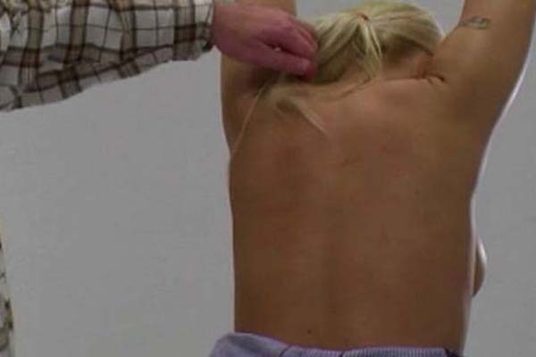 The blonde screams in pain at her treatment - Unique Bondage - Pic 8