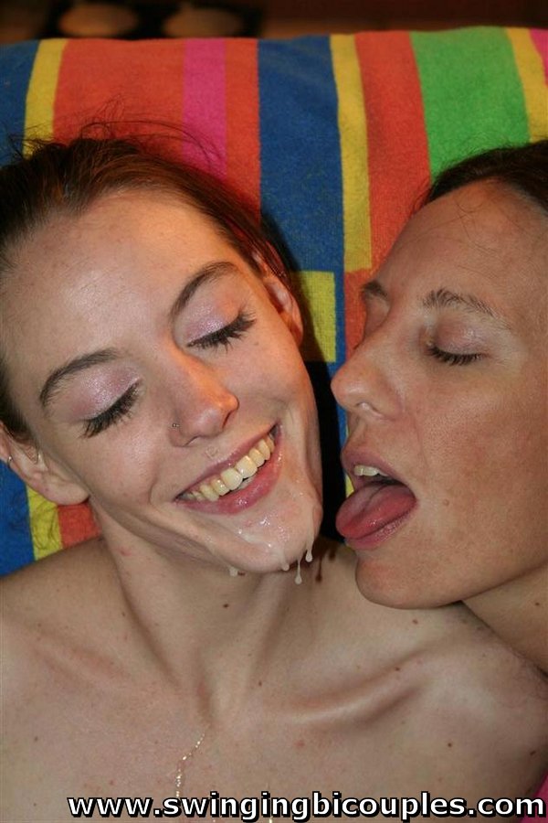 Two bi girls were happy when horny dude joined them during their hot pussy licking - XXXonXXX - Pic 11