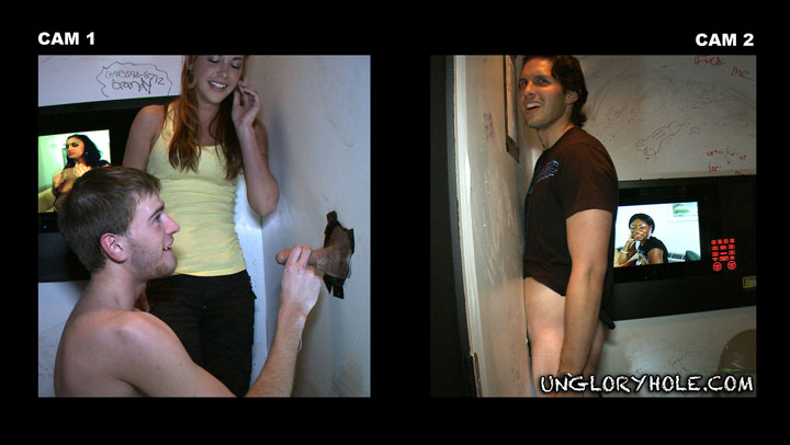 Straight guys queuing near the ungloryhole  - XXX Dessert - Picture 12