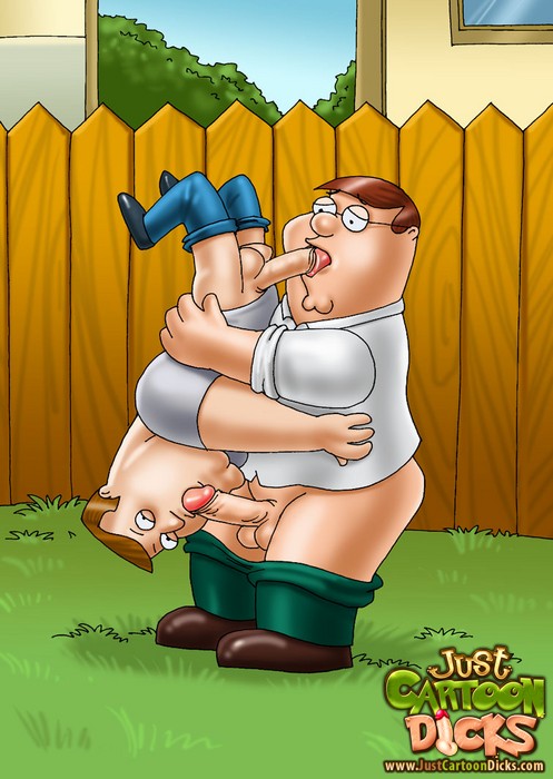 Playing gay anal games whenever and wherever - Cartoon Sex - Picture 1