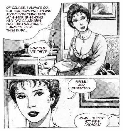 Cartoon sex. Noble women and their dirty le - XXX Dessert - Picture 2