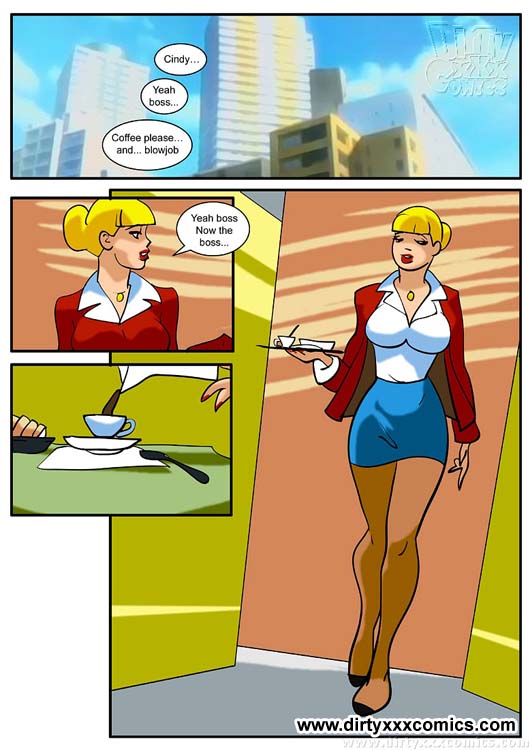 Naked Cartoon Secretaries - Nude cartoon. Secretary girl helps her boss - XXX Dessert ...