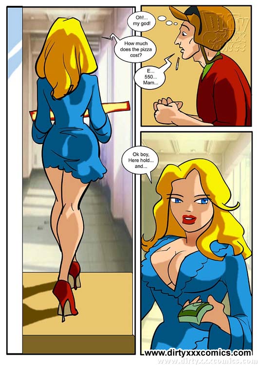 Porn cartoons. Pizza guy get lucky fucking  - XXX Dessert - Picture 3