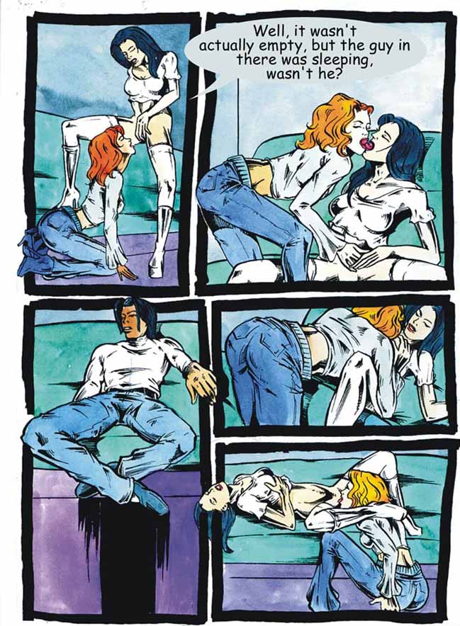 Cartoon Porn Lesbian Threesome - Cartoon porno. Threesome. - XXX Dessert - Picture 3