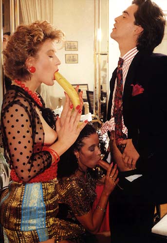 Horny hairy. Two seventies ladies using a b - XXX Dessert - Picture 3