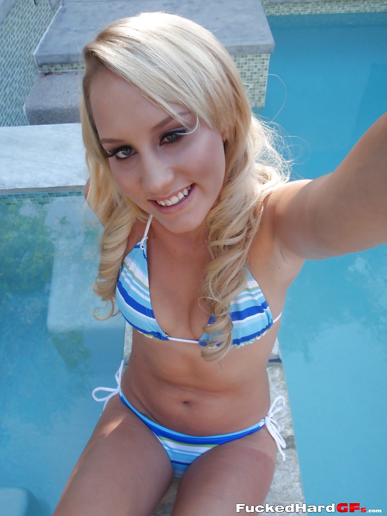 Hard amateur girlfriend bikini photo