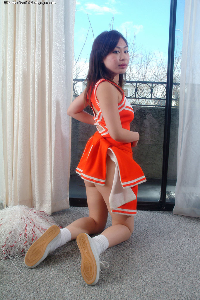 Asian brunette cheerleader - XXX Dessert - Picture 8