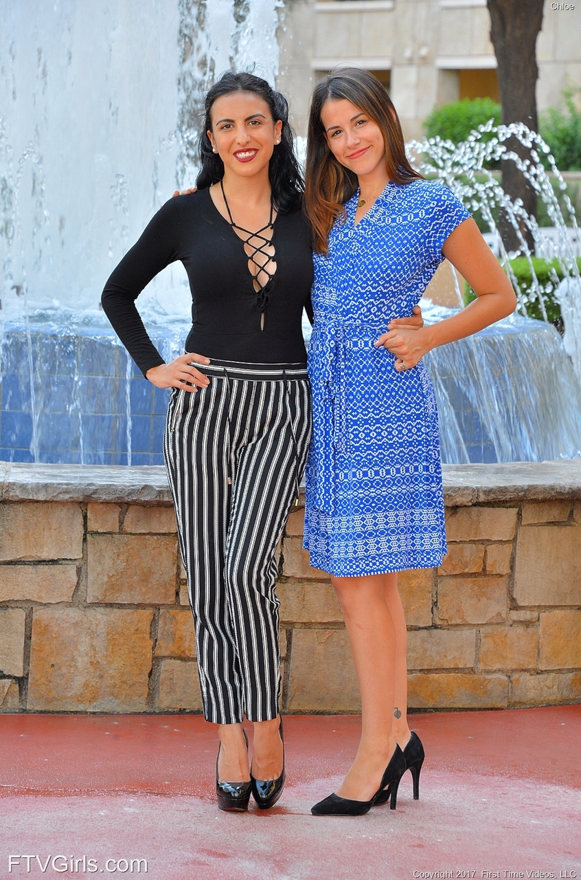 Lesbian high heels teen - XXX Dessert - Picture 1