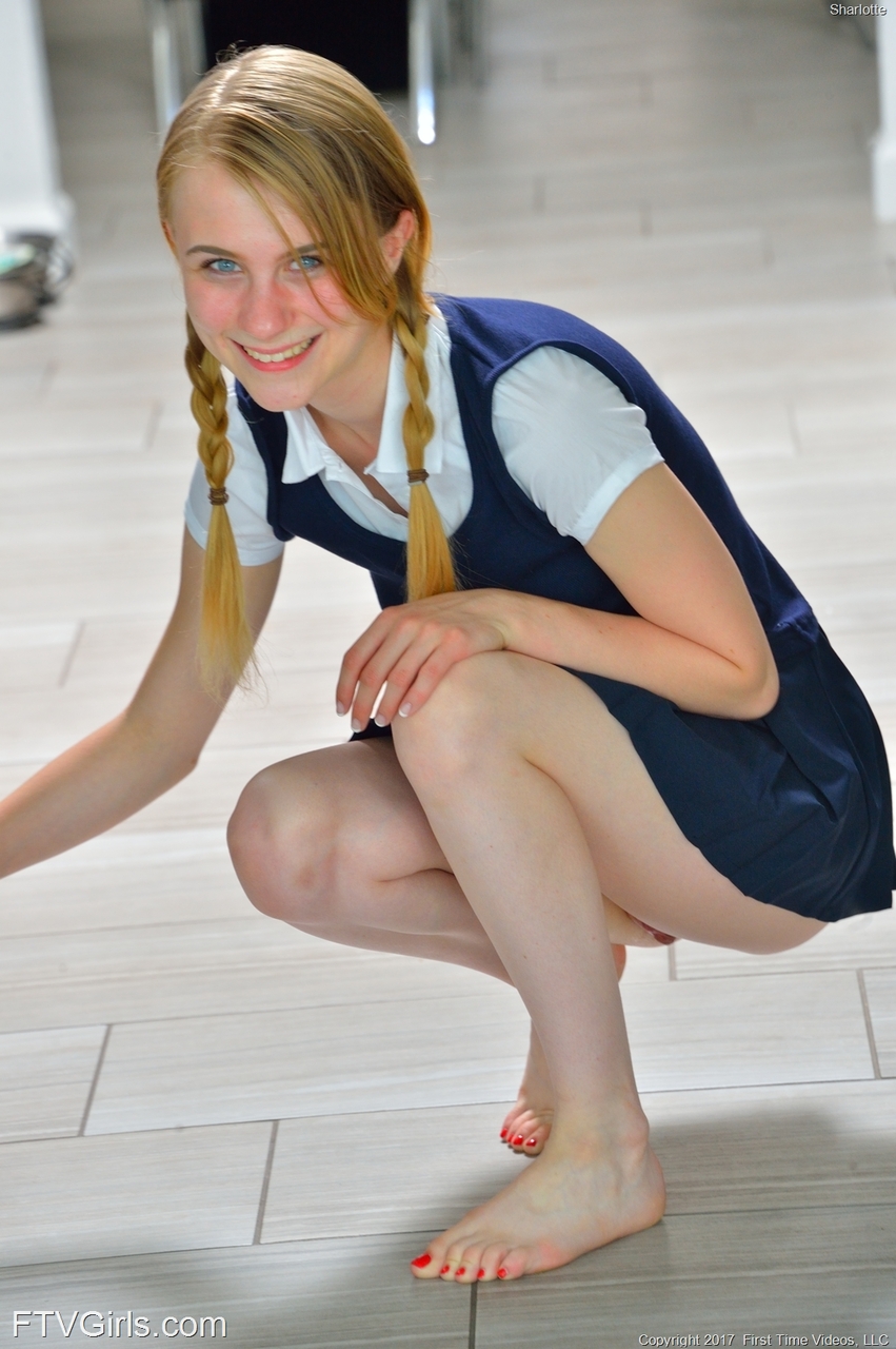 Uniform tiny blonde - XXX Dessert - Picture 11