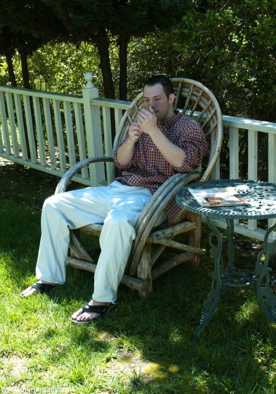 Smoking asian blonde - XXXonXXX - Pic 1