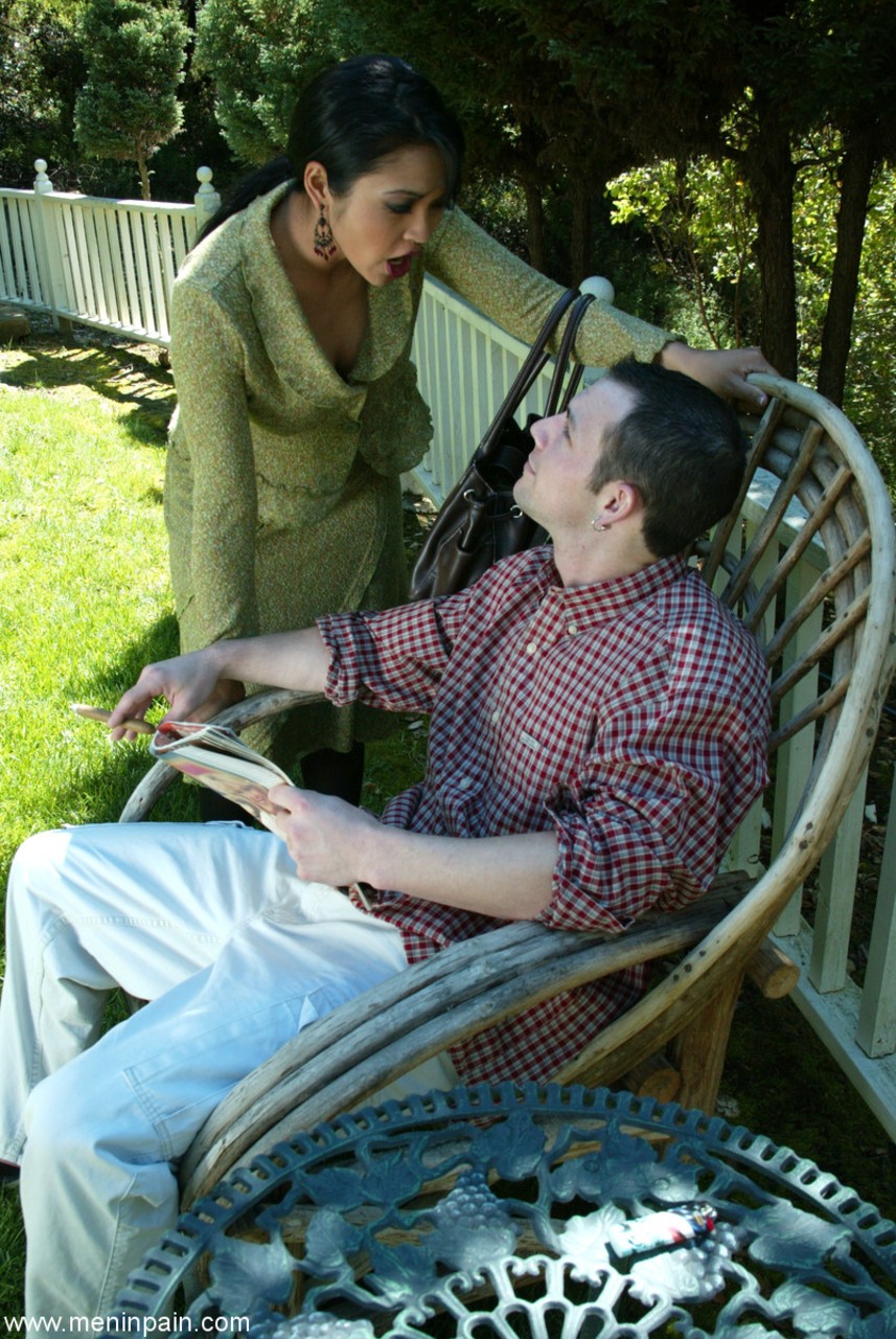 Smoking asian blonde - XXXonXXX - Pic 5