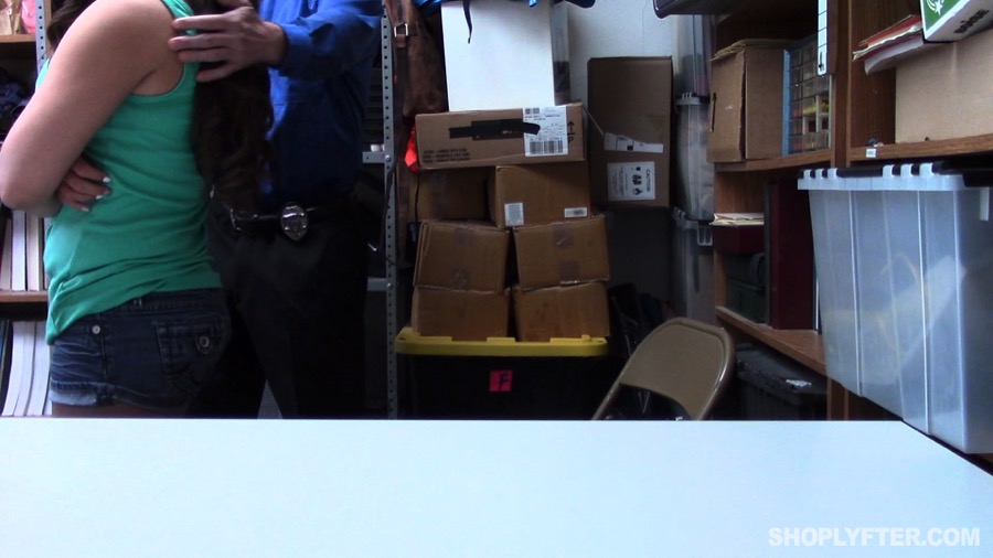 Two store police fucking with a sexy shopli - XXX Dessert - Picture 4