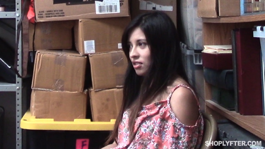 Lovely brunette misfit pays for stealing wi - XXX Dessert - Picture 6