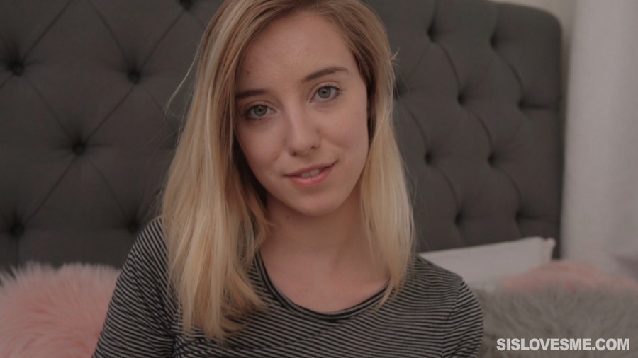 Blonde beauty gives in to stepbro’s sexual  - XXX Dessert - Picture 1